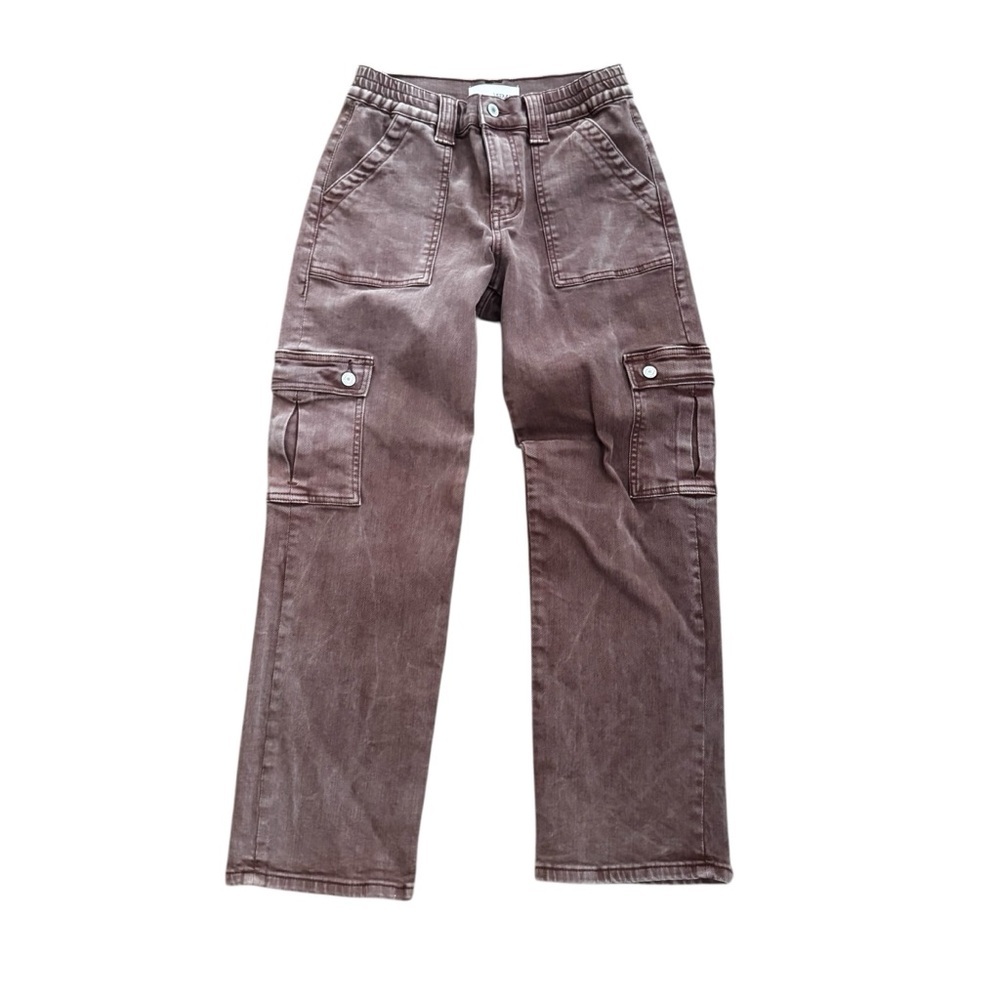 Vervet Brown Cargo Pants, Size 27, Straight Jeans, Y2K, Utility Style
